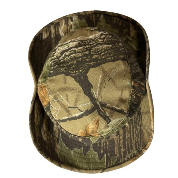 Vintage RealTree Camouflage Bucket Hat Outdoor Hunting Size L USA Made - Picture 6 of 14